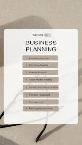 The 8 steps to writing a business plan