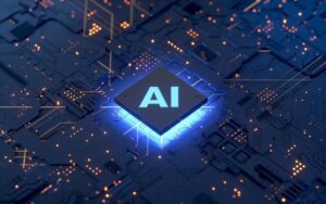 Image of an AI chip