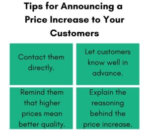 How to increase your prices tips